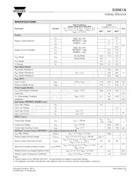 SI9961ACY-T1-E3 Datasheet Page 3