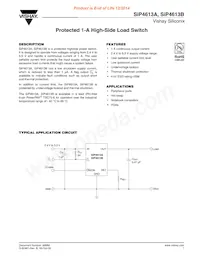 SIP4613BDVP-T1-E3數據表 封面