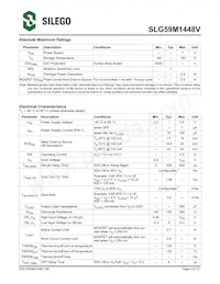 SLG59M1448VTR Datasheet Page 3