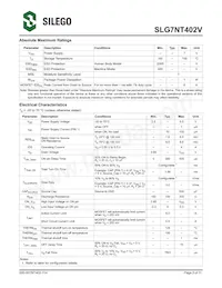 SLG7NT402VTR Datasheet Page 3