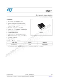 ST2041BDR數據表 封面