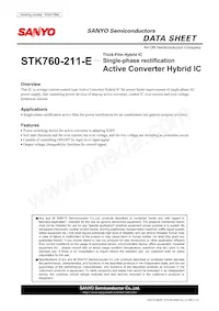 STK760-211-E Datenblatt Cover