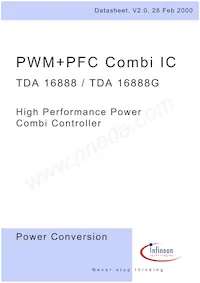 TDA16888GGEGHUMA1 Datasheet Copertura