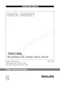 TDA5140AT/C1 Datasheet Cover