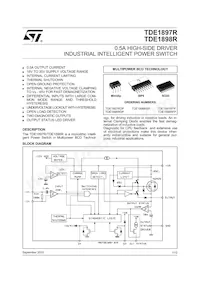 TDE1898RFPT Datasheet Cover