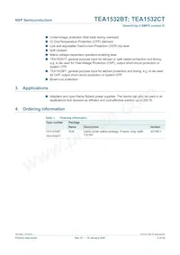 TEA1532BT/N1/S35 Datasheet Pagina 2