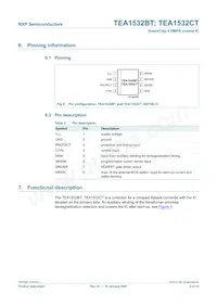 TEA1532BT/N1/S35數據表 頁面 4