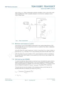 TEA1532BT/N1/S35 Datasheet Pagina 9