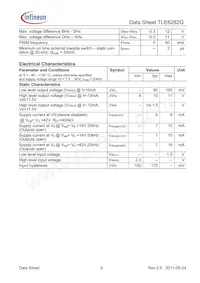 TLE6282GXUMA1 Datasheet Page 5