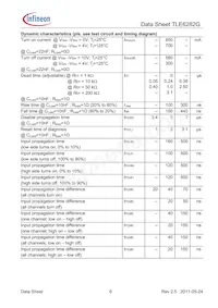 TLE6282GXUMA1 Datasheet Page 6