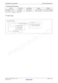 UPD166037T1J-E1-AY Datasheet Pagina 2