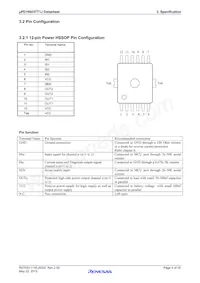 UPD166037T1J-E1-AY Datasheet Pagina 4