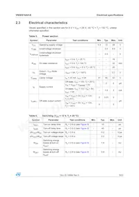 VN5E016AH-E Datasheet Page 9
