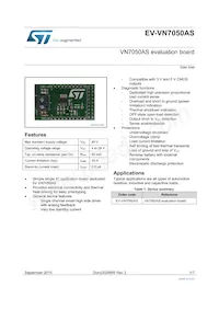 VN7050AS-E Datasheet Copertura