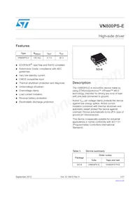 VN800PSTR-61-E數據表 封面