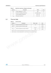 VN920B5-E Datasheet Pagina 7