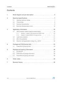 VND5T035AK-E Datasheet Pagina 2