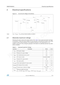 VND5T035AK-E Datasheet Pagina 7