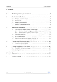 VND5T100AJ-E Datasheet Page 2