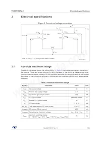 VND5T100AJ-E Datasheet Page 7