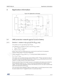 VND5T100AJ-E Datasheet Page 21