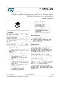 VND7050AJ12TR-E Datasheet Copertura