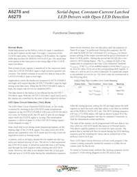 A6279ELWTR-T Datasheet Pagina 7