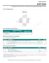 AAT2866IMK-3-T1數據表 頁面 4