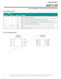 AAT3190IKS-T1 Datasheet Page 2