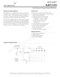 AAT3195IJQ-1-T1 Datasheet Copertura