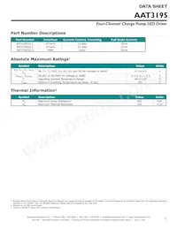 AAT3195IJQ-1-T1 Datasheet Pagina 3