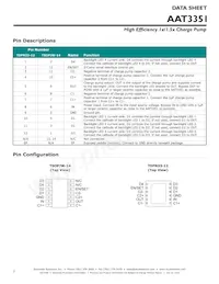 AAT3351IWP-T1 Datasheet Page 2
