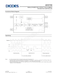 AH5798-WTG-7 Datasheet Pagina 3