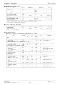 BD6395FP-E2 Datasheet Pagina 2