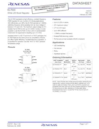 EL7630IWTZ-T7A Datasheet Cover