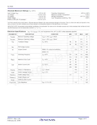 EL7630IWTZ-T7A Datasheet Page 2