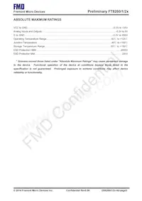 FT8261-RT Datasheet Pagina 3