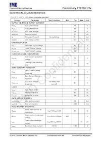 FT8261-RT Datasheet Pagina 9