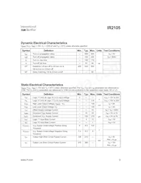 IR2105STR Datasheet Page 3