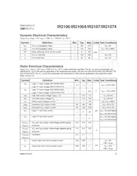 IR2107STR Datasheet Page 3