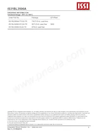 IS31BL3506A-DLS2-TR Datasheet Pagina 5