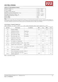 IS31BL3506A-DLS2-TR Datasheet Pagina 6