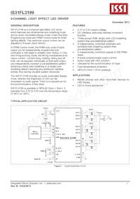 IS31FL3199-QFLS2-TR Datasheet Cover