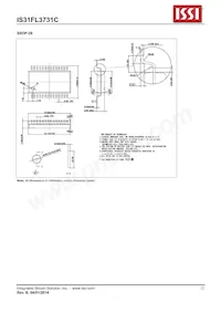 IS31FL3731C-SALS2 Datasheet Pagina 22