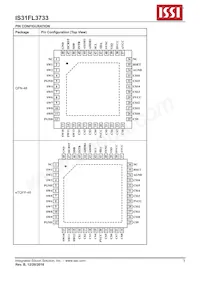 IS31FL3733-TQLS4 Datasheet Pagina 3