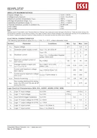 IS31FL3737-QFLS4-TR Datenblatt Seite 6