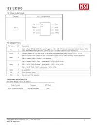 IS31LT3380-GRLS3-TR Datasheet Page 3