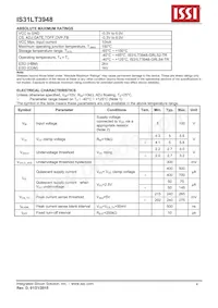 IS31LT3948-GRLS2-TR Datasheet Pagina 4