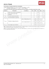 IS31LT3948-GRLS2-TR Datasheet Pagina 5