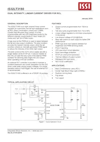 IS32LT3180-ZLA3-TR Datenblatt Cover